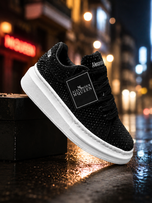 Tenis de Plataforma Unisex con Brillos Premium | Cómodos y Antideslizantes